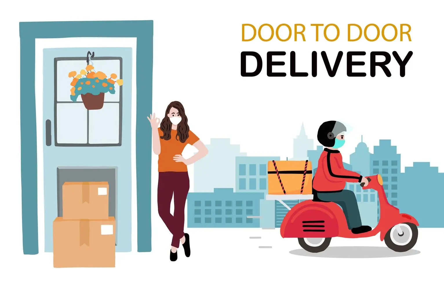 Vận chuyển hàng hoá door to door quốc tế