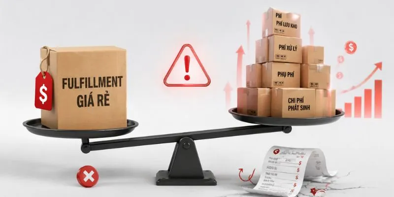 Những sai lầm phổ biến khi lựa chọn fulfillment giá rẻ