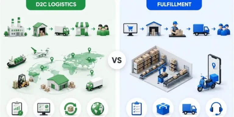 Khác biệt giữa D2C logistics và fulfillment
