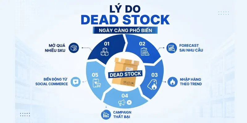Lý do dead stock ngày càng phổ biến