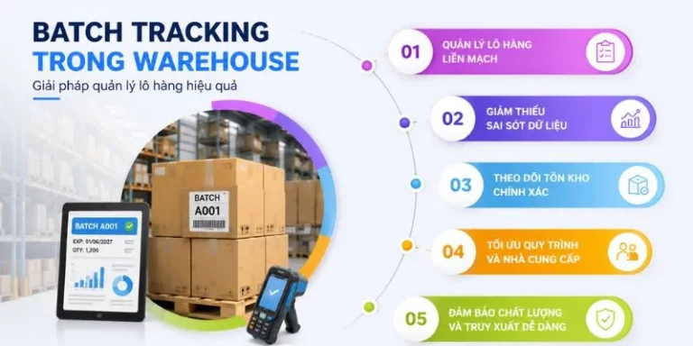 Batch tracking trong warehouse