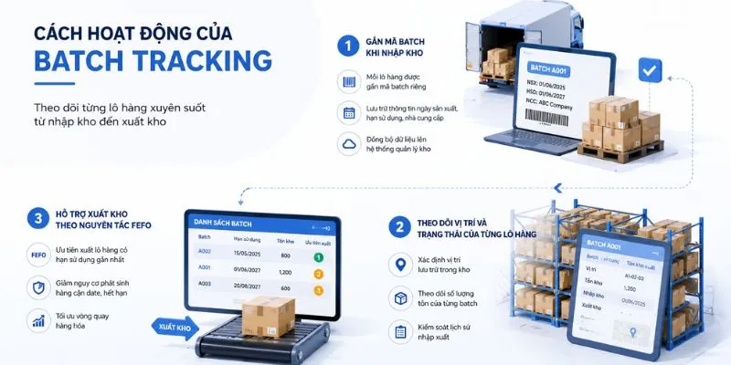 Cách hoạt động của batch tracking