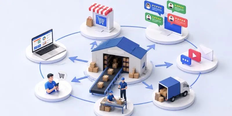 Những khó khăn của seller khi vận hành đa nền tảng TMĐT