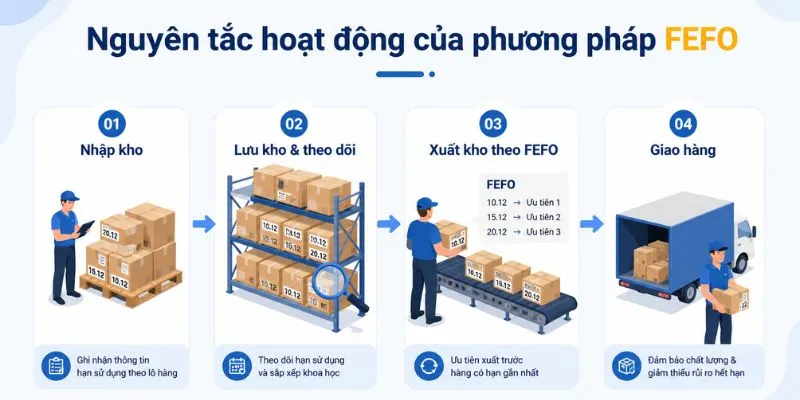 Nguyên tắc hoạt động của phương pháp FEFO