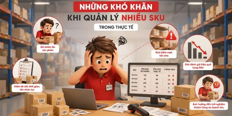 Những khó khăn trong thực tế