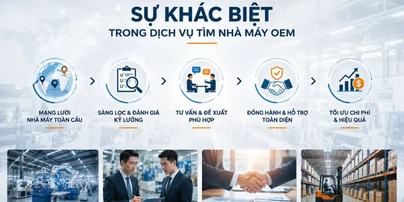 Sự khác biệt trong dịch vụ tìm nhà máy OEM của Thái Dương Fulfillment