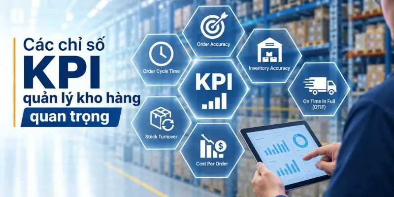 Các chỉ số KPI quản lý kho hàng quan trọng