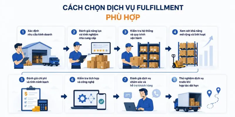 Cách chọn dịch vụ fulfillment phù hợp