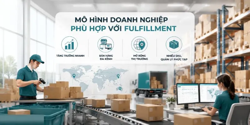 Mô hình doanh nghiệp phù hợp với fulfillment