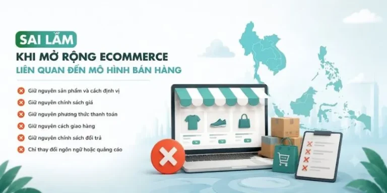 sai lầm khi mở rộng ecommerce