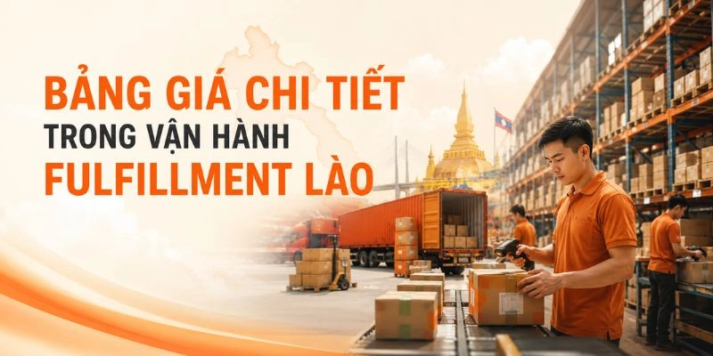 Bảng giá chi tiết trong vận hành fulfillment Lào