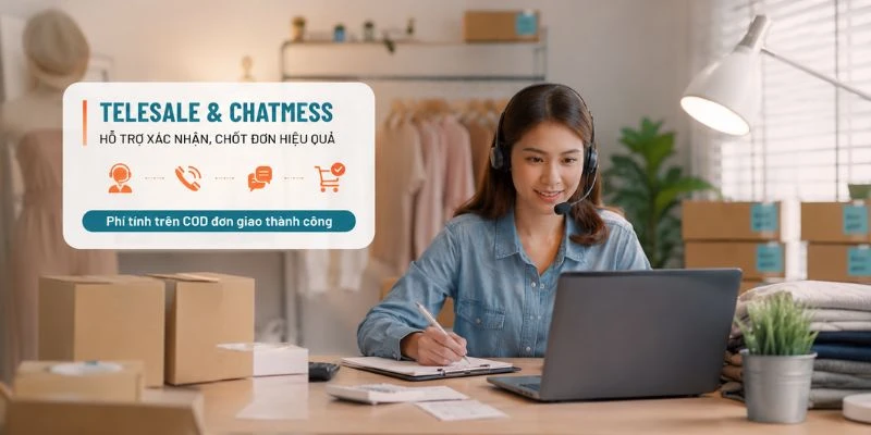 Chi phí fulfillment Thái Lan telesale và chatmess