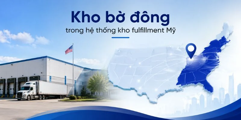 Kho bờ đông - Virginia trong hệ thống kho fulfillment Mỹ