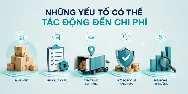 Những yếu tố có thể tác động đến chi phí