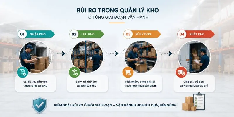 Rủi ro trong quản lý kho
