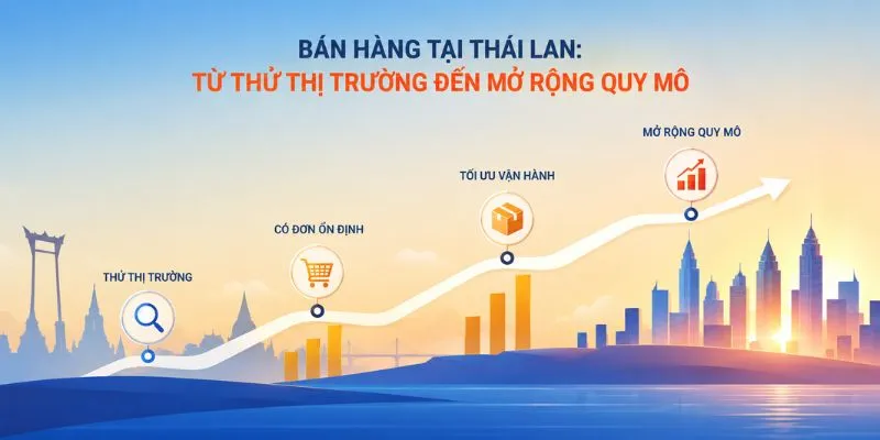 Bán hàng tại Thái Lan