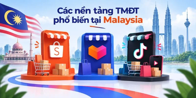 Các nền tảng TMĐT phổ biến tại Malaysia