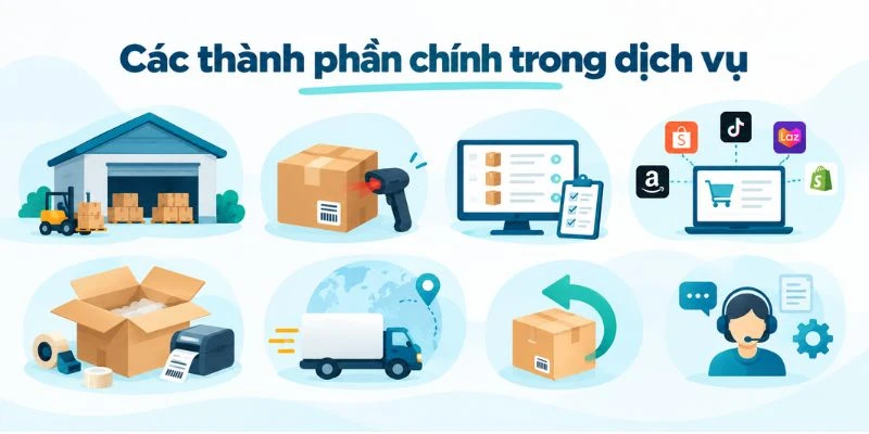 Các thành phần chính trong dịch vụ