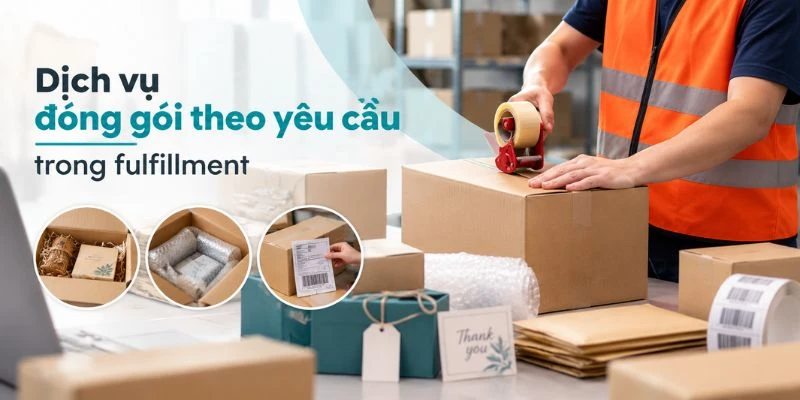 Dịch vụ đóng gói theo yêu cầu trong fulfillment
