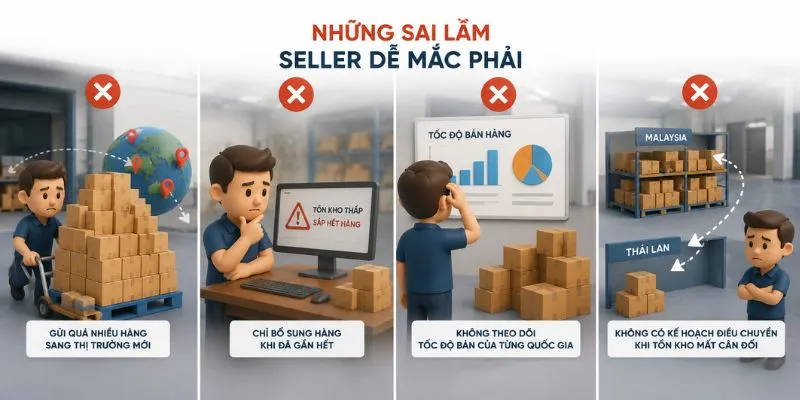 Những sai lầm seller dễ mắc phải