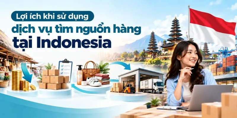 Lợi ích khi sử dụng dịch vụ tìm nguồn hàng tại Indonesia