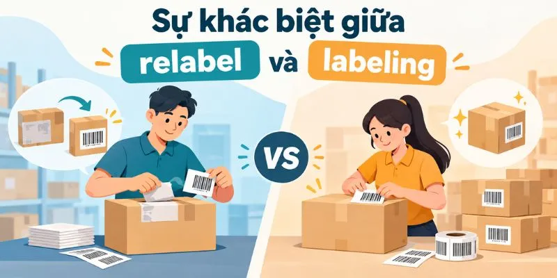 Sự khác biệt giữa relabel và labeling